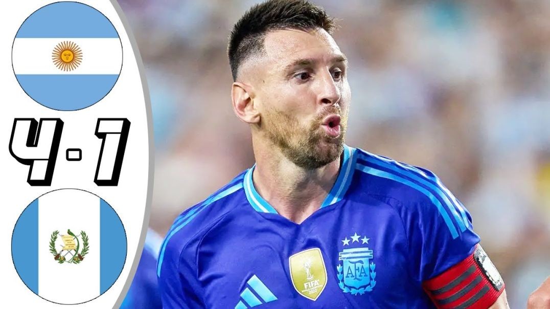 Argentina vs Guatemala 4-1- All Goals Highlights - 2024