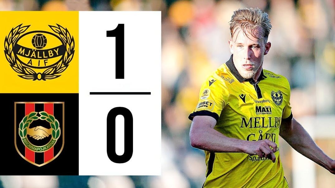 HIGHLIGHTS   MJÄLLBY 1-0 BROMMAPOJKARNA   ALLSVENSKAN