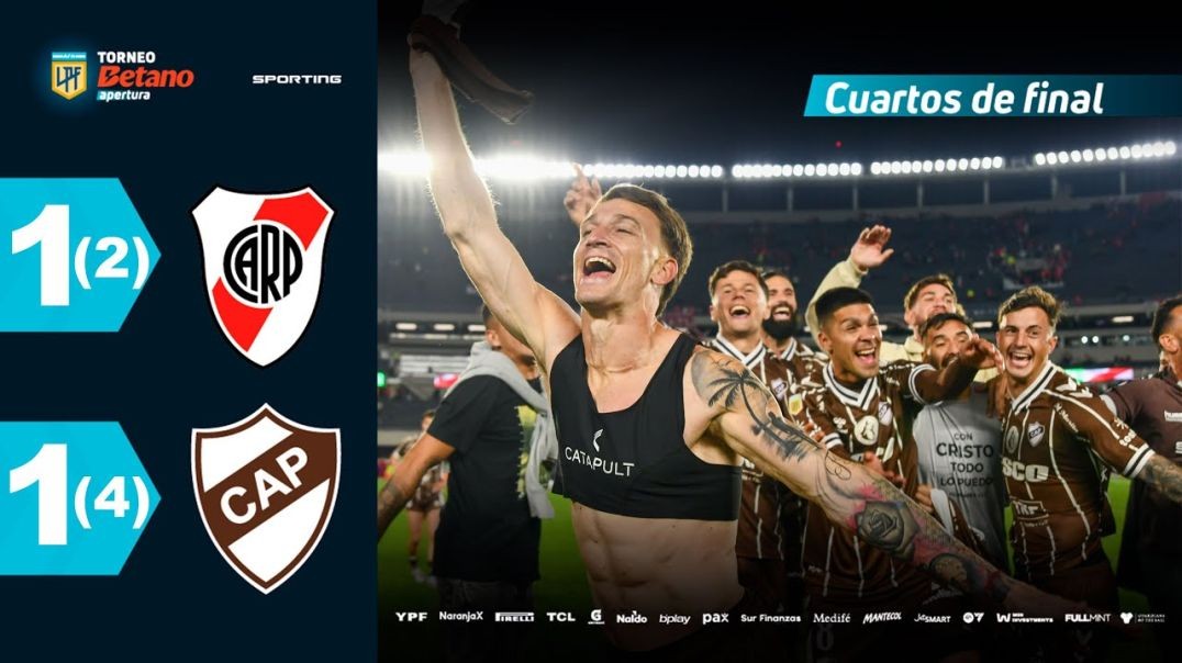 ⁣RIVER 1 (2) - (4) 1 PLATENSE I Resumen del partido   #torneobetano Apertura 2025