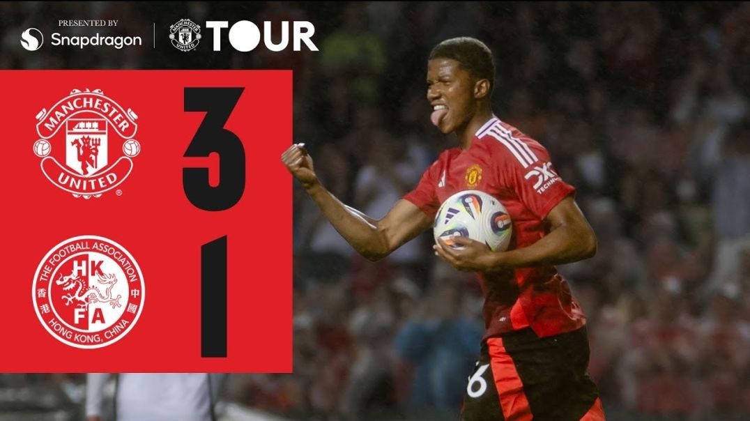 ⁣Chido Double &amp;amp; Heaven Header   Man Utd v Hong Kong, China