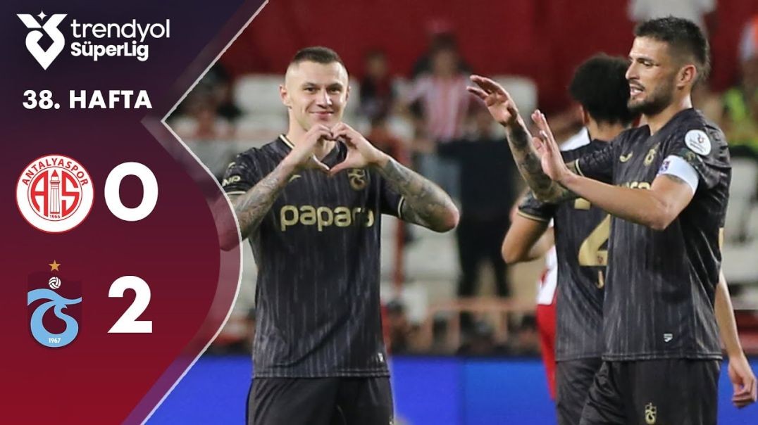 ⁣Antalyaspor (0-2) Trabzonspor - Highlights Özet   Trendyol Süper Lig - 2024 25