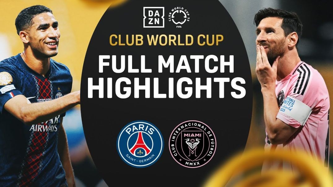 ⁣PSG Dominates Lionel Messi & Inter Miami 4-0 | FIFA Club World Cup Highlights