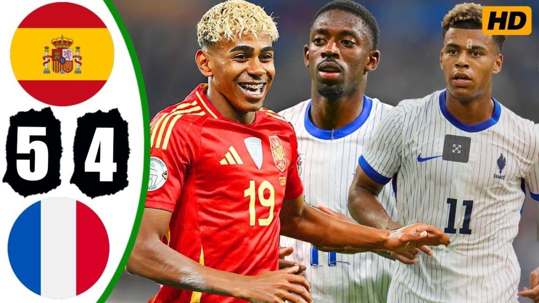⁣Spain vs France 5-4 All Goals &amp;amp; Highlights 2025 HD