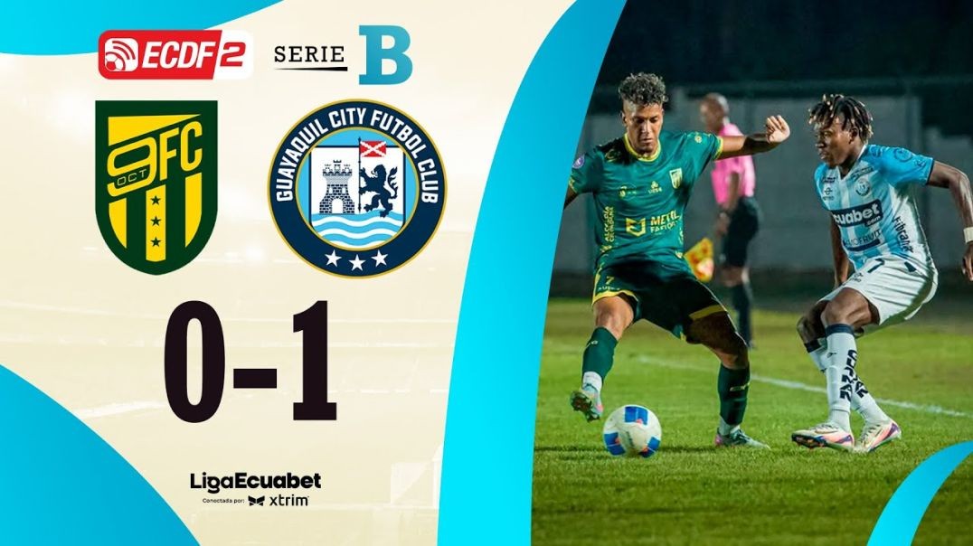⁣RESUMEN COMPLETO 9 DE OCTUBRE 0-1 GUAYAQUIL CITY   LIGA ECUABET SERIE B - FECHA 14