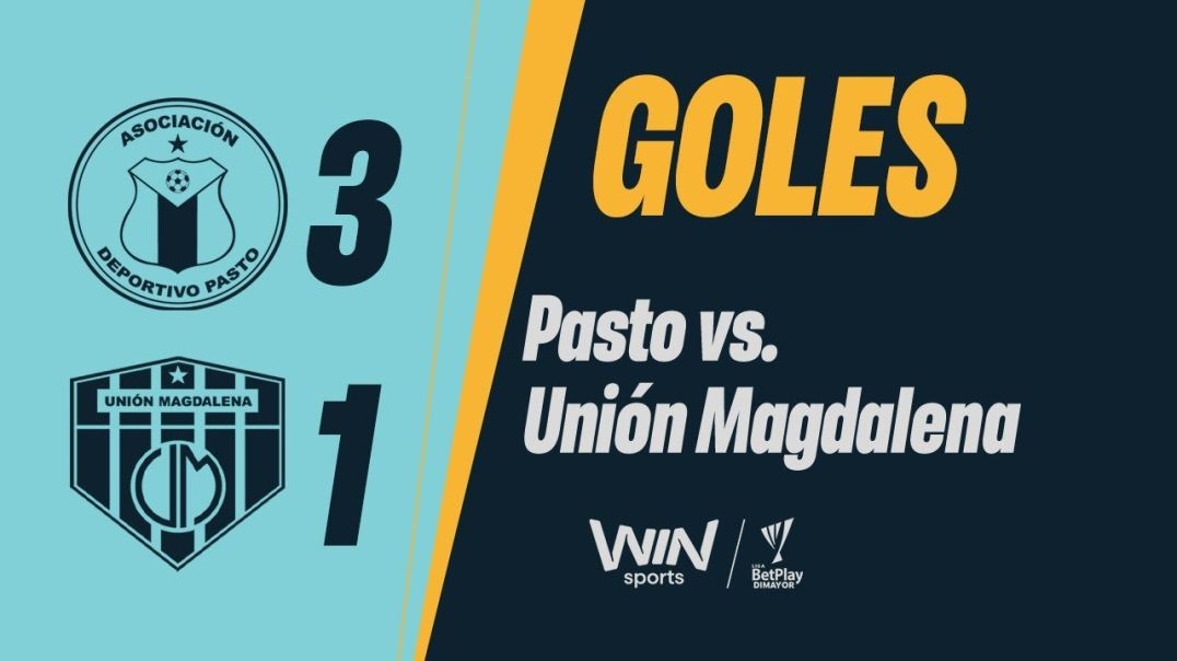 ⁣Pasto vs. Unión Magdalena (goles) | Copa BetPlay Dimayor 2025 | Fase 1 - Fecha 4
