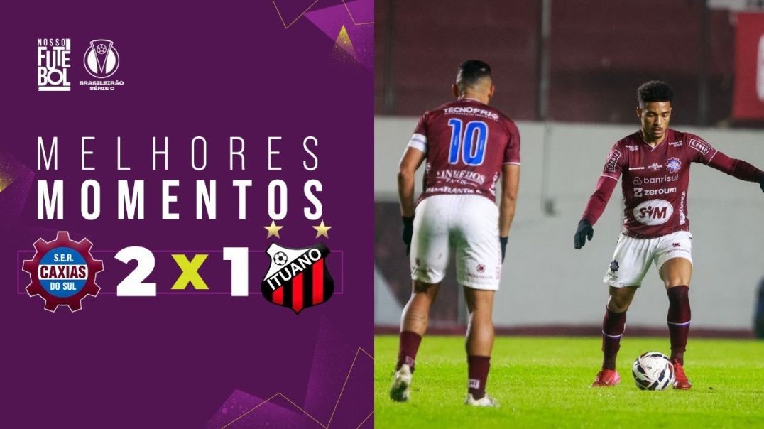 CAXIAS VENCE E É O NOVO LÍDER! - Caxias 2 x 1 Ituano - Melhores Momentos - Série C 2025