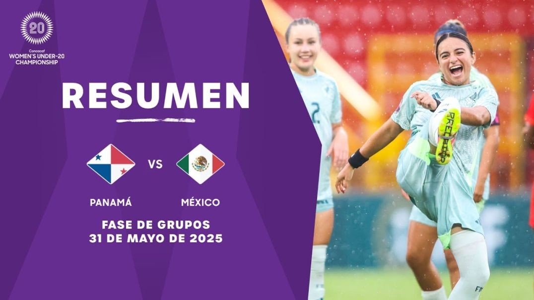 ⁣Panamá vs México   2025 Concacaf Women's U-20 Championship   Group Stage