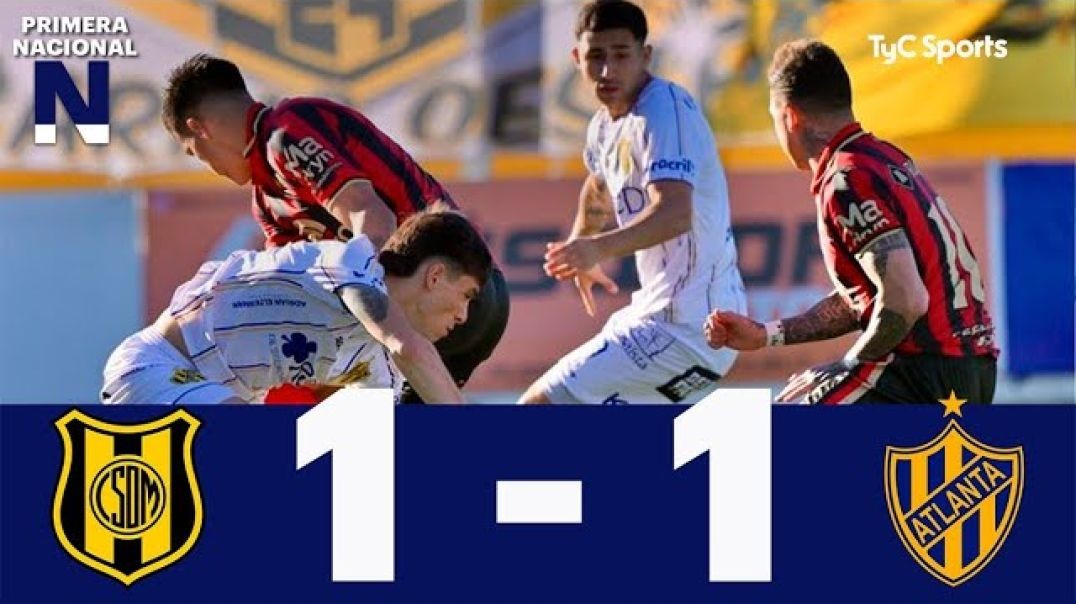 ⁣Deportivo Madryn 1-1 Atlanta   Primera Nacional   Fecha 18 (Zona A)