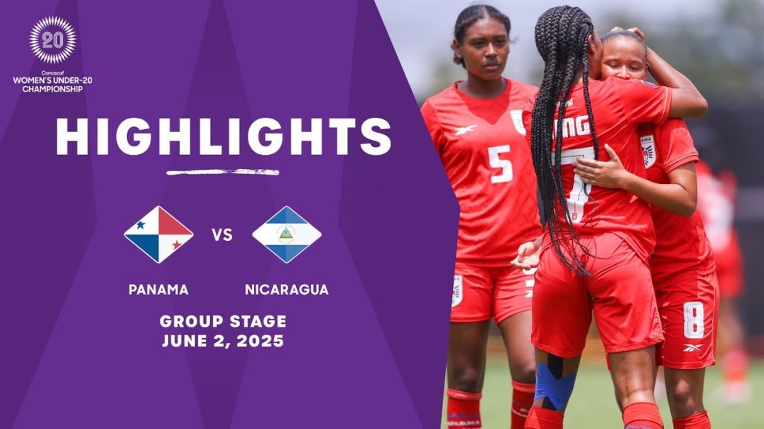 ⁣Panamá vs Nicaragua   2025 Concacaf Women's U-20 Championship   Group Stage