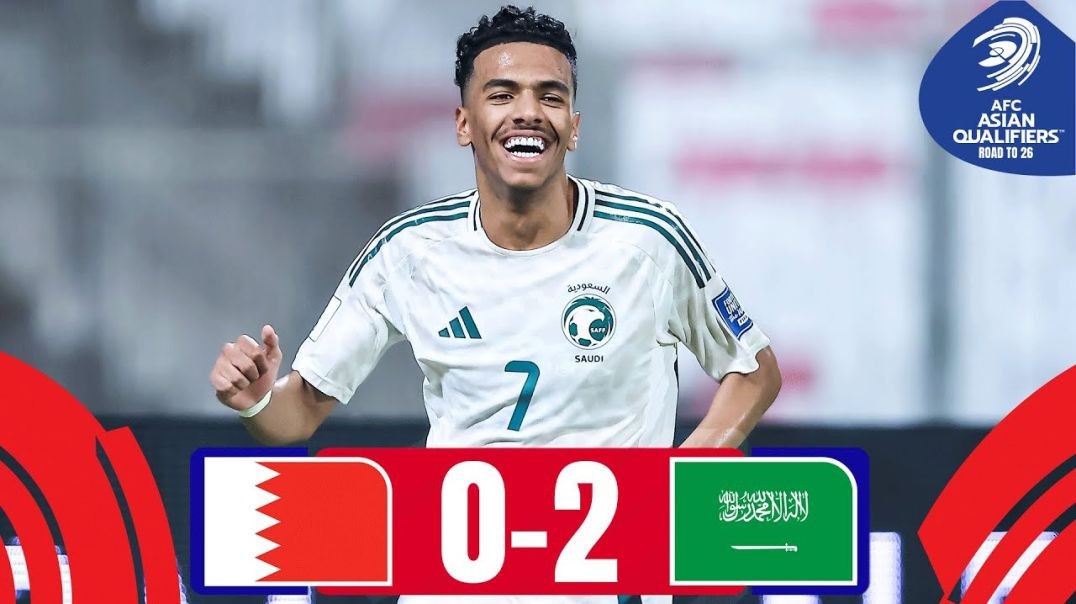 ⁣Saudi Arabia keep the door open!   Bahrain - Saudi Arabia   Highlights #asianqualifiers - Road To 26