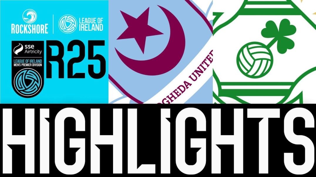 ⁣Premier Division   Round 25   Drogheda United 1-2 Shamrock Rovers   Highlights