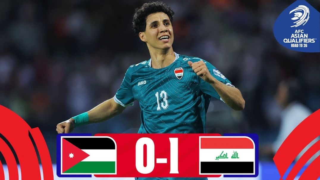 ⁣Iraq gear up for Round 4 with a statement win!   Jordan - Iraq   Highlights #asianqualifiers - RT 26
