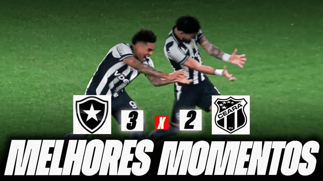 ⁣QUE JOGÃO ! BOTAFOGO 3X2 CEARÁ   MELHORES MOMENTOS - BRASILEIRÃO 2025