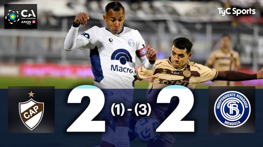 Platense 2 (1) - (3) 2 Independiente Rivadavia   Copa Argentina 2025   16avos de final