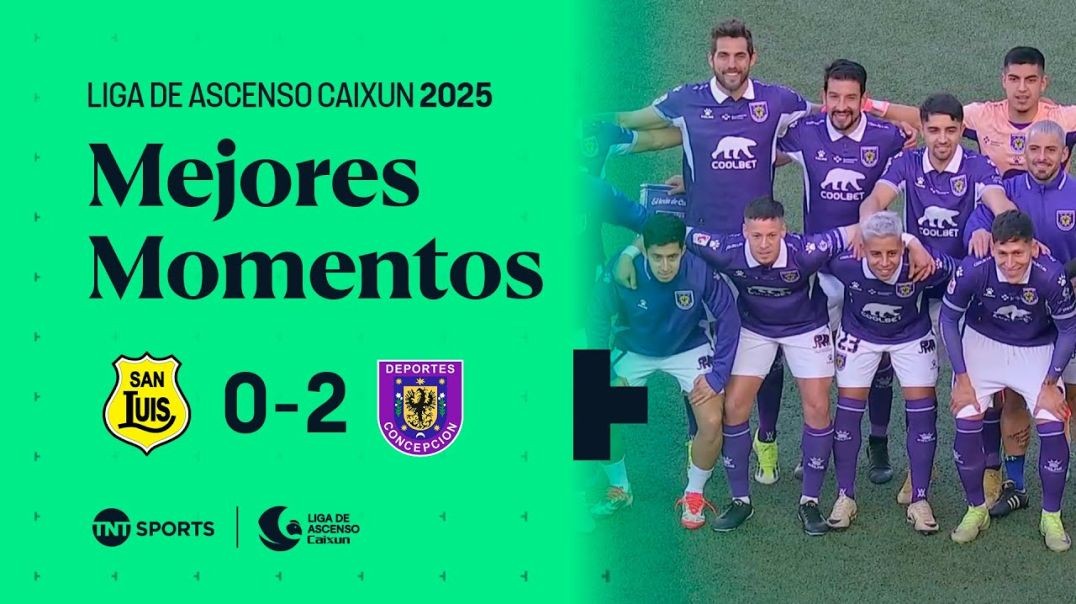 🟡⚫ San Luis 0 - 2 🟣⚪ Deportes Concepción   Liga de Ascenso Caixun 2025 ⚽🔥 - Fecha 13 🗓️