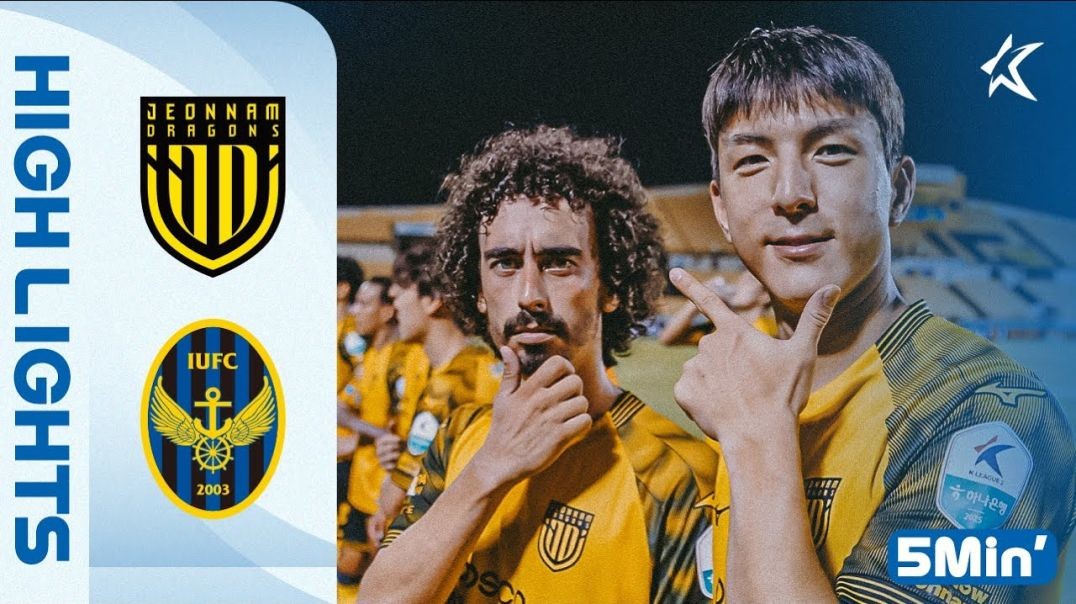 [5Min H/L] K LEAGUE 2 R19 Jeonnam vs Incheon